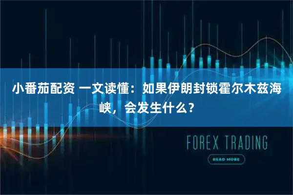 小番茄配资 一文读懂：如果伊朗封锁霍尔木兹海峡，会发生什么？