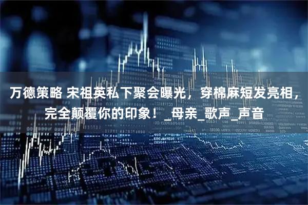 万德策略 宋祖英私下聚会曝光，穿棉麻短发亮相，完全颠覆你的印象！_母亲_歌声_声音